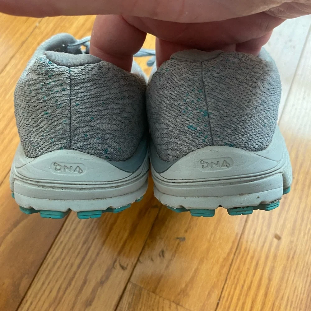 Women's Brooks Anthem 2 Gray Teal Running Shoes‎ Size 7.5 1202931B998